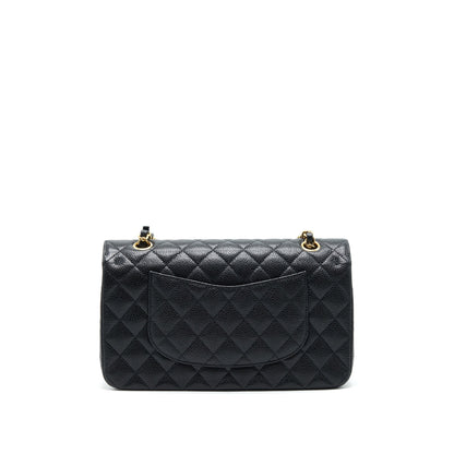 Chanel Medium Classic Double Flap 25cm Caviar Black