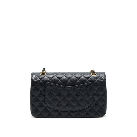 Chanel Medium Classic Double Flap 25cm Caviar Black
