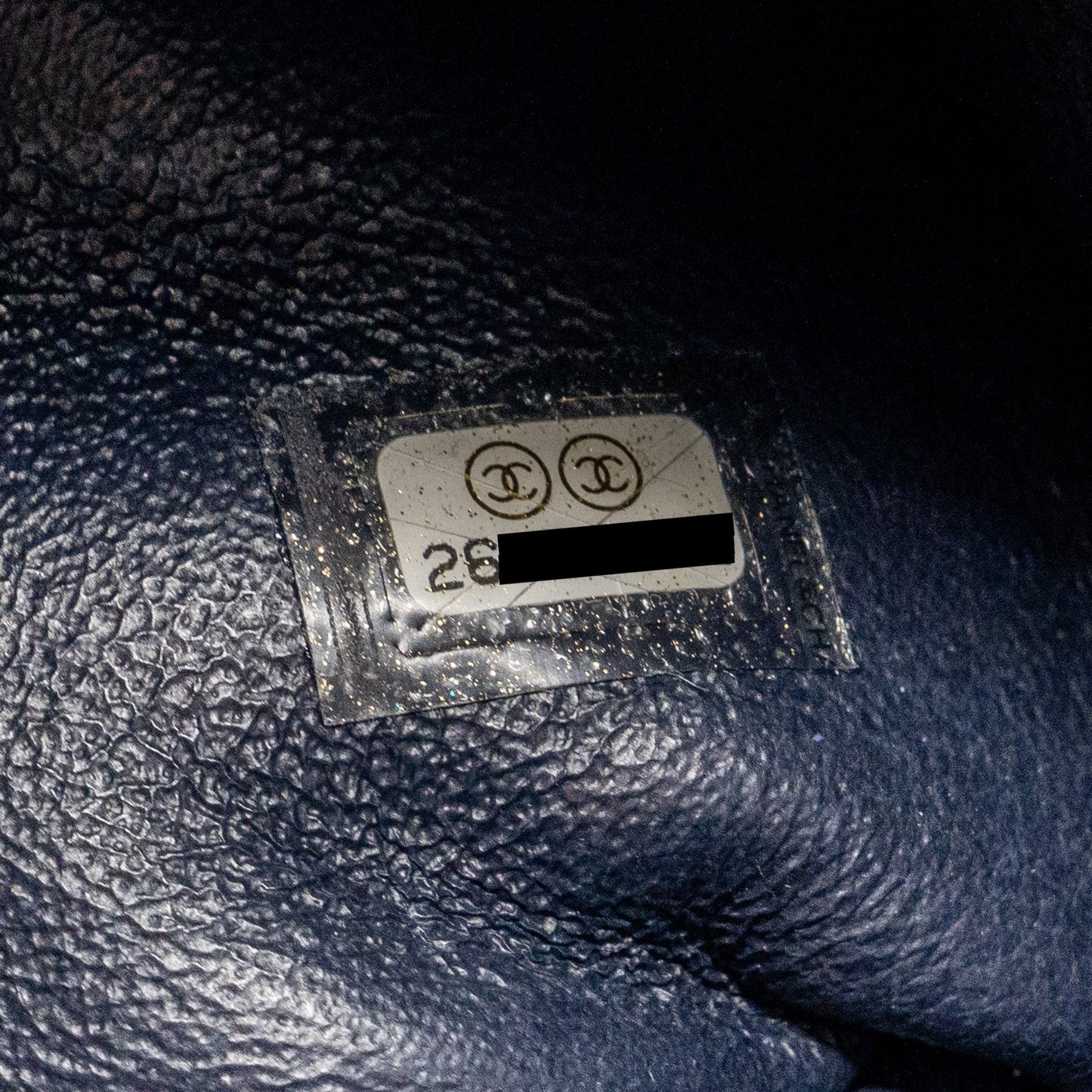 Chanel 18b Filigree Backpack Caviar Iridescent Dark Turquoise Multicolour Hardware