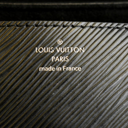 LOUIS VUITTON LV Twist MM Epi Leather Shoulder Bag Black