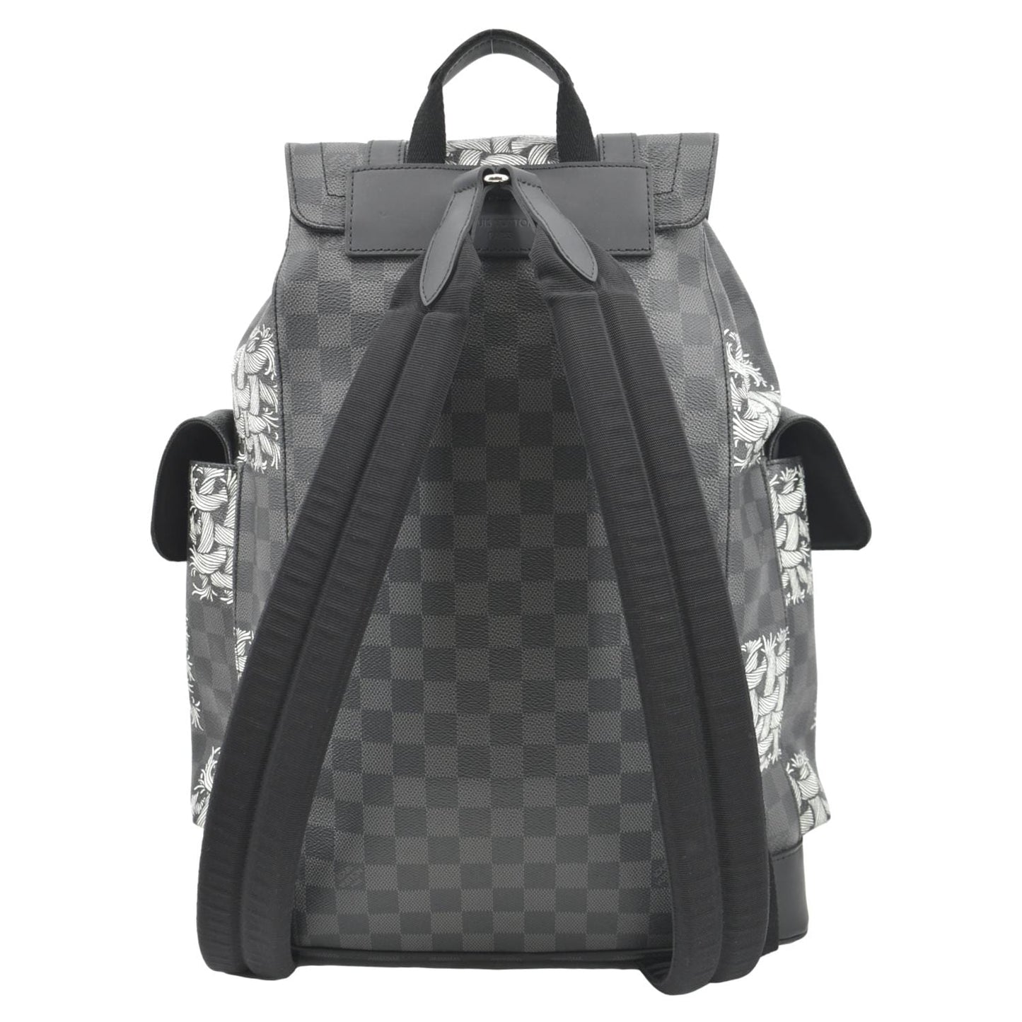 LOUIS VUITTON Christopher Nemeth Damier Graphite Backpack Bag Black