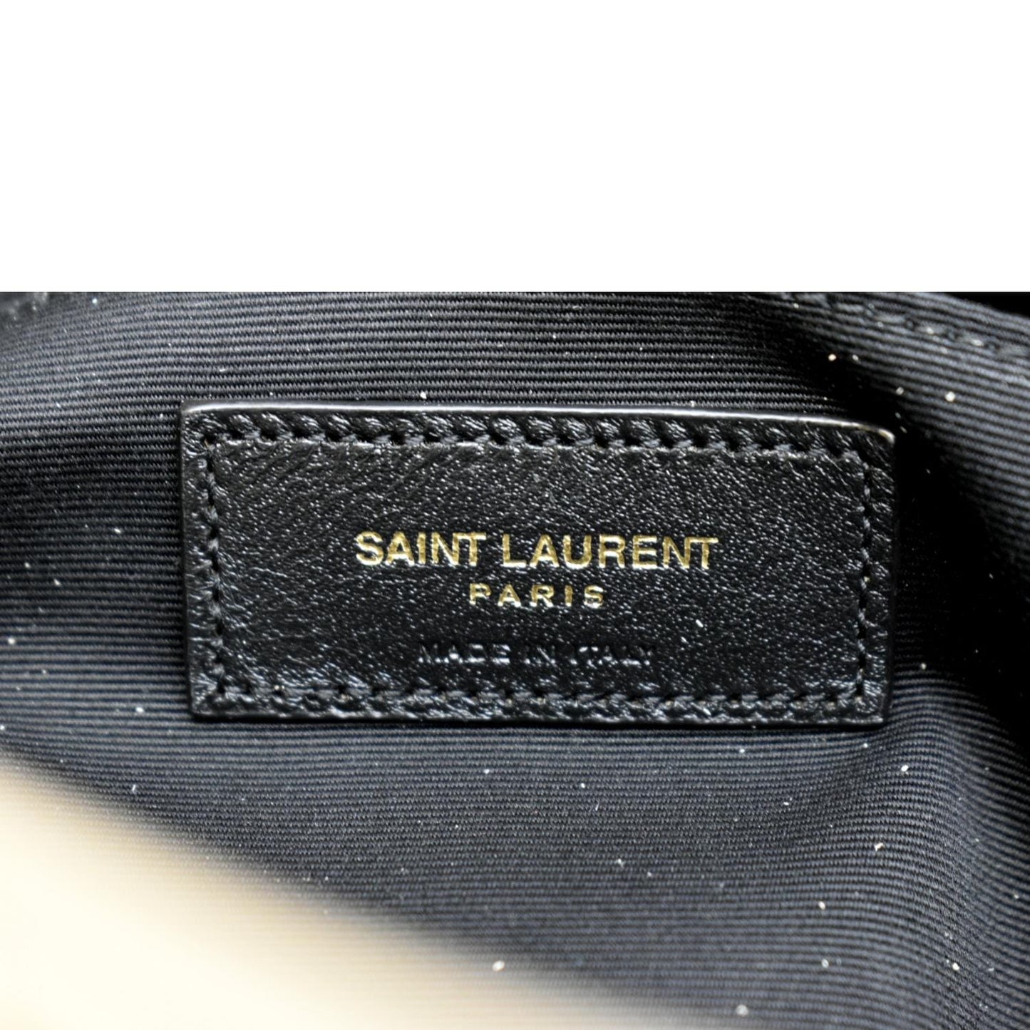 YVES SAINT LAURENT Lou Camera Chevron Leather Crossbody Bag Creme