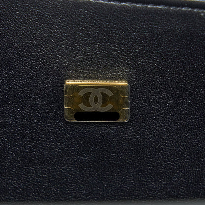 Chanel Medium Boy Bag Calfskin Black  (Microchip)