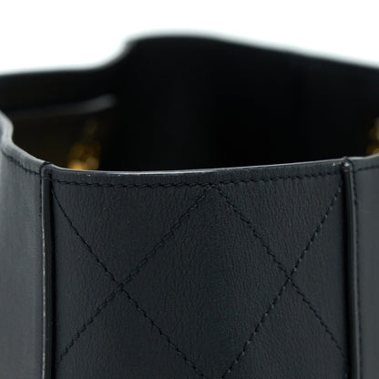 Chanel Tote Bag Lambskin Black L