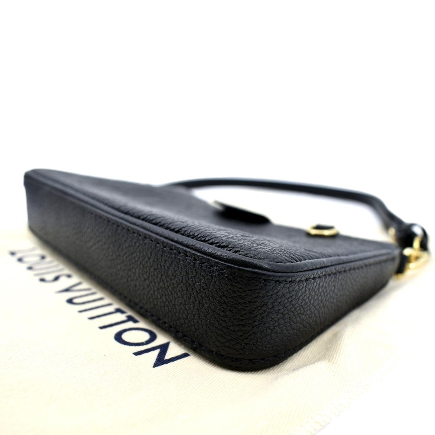 LOUIS VUITTON Easy Pouch on Strap Monogram Empreinte Shoulder Bag Black