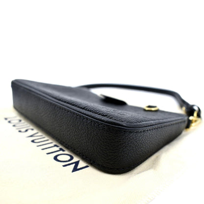 LOUIS VUITTON Easy Pouch on Strap Monogram Empreinte Shoulder Bag Black