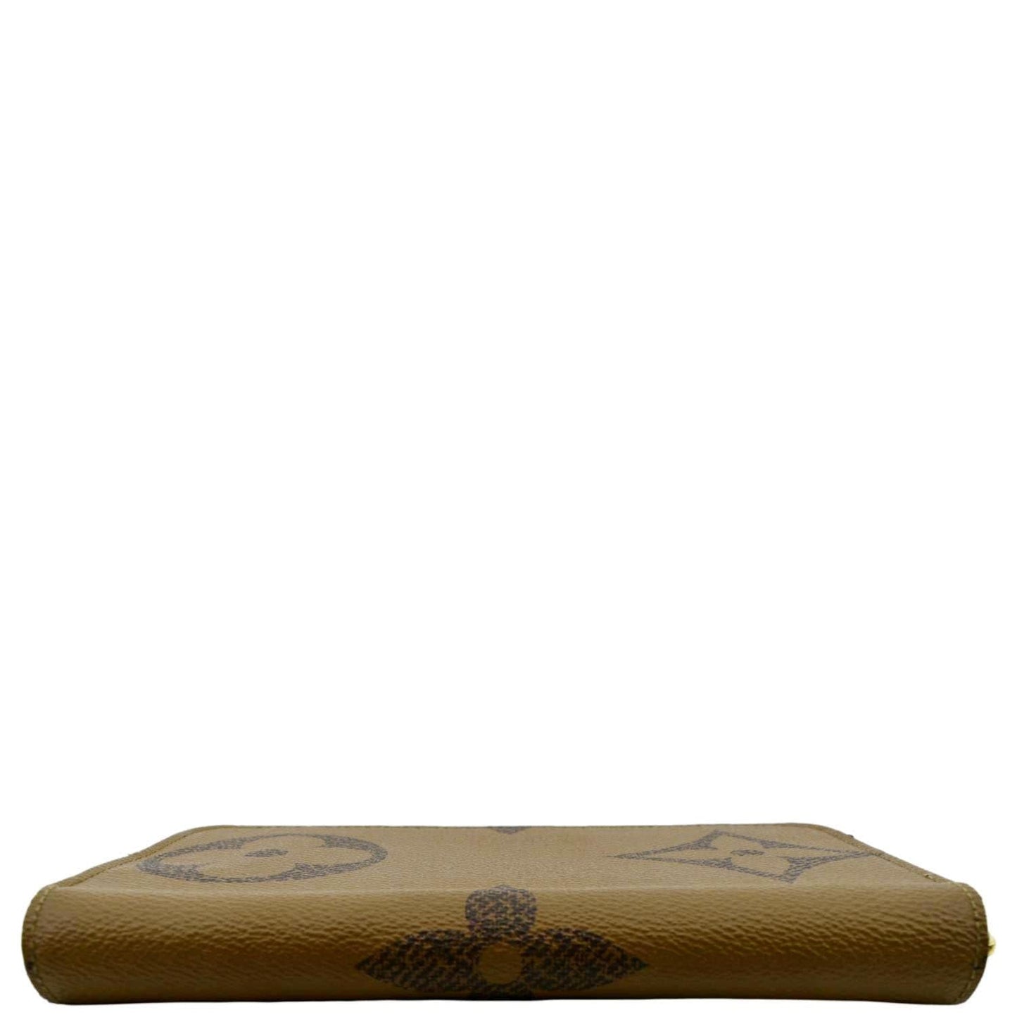 LOUIS VUITTON Giant Monogram Reverse Zippy Wallet Brown