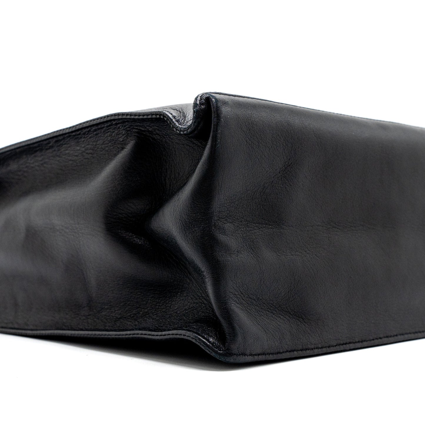 Chanel Vintage Tote Bag Calfskin Black