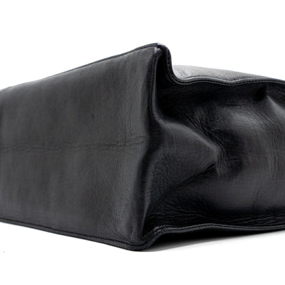 Chanel Vintage Tote Bag Calfskin Black