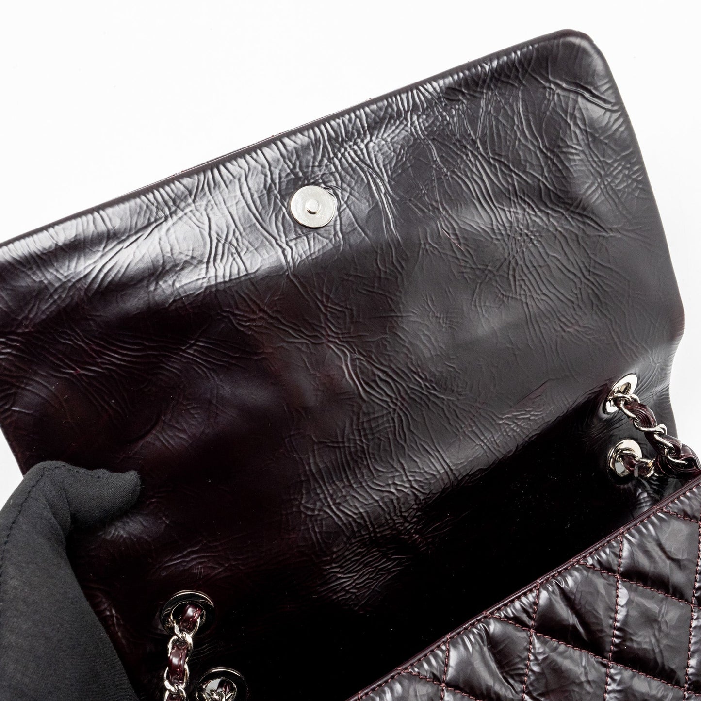 Chanel 31 Rue Cambon flap bag calfskin dark red
