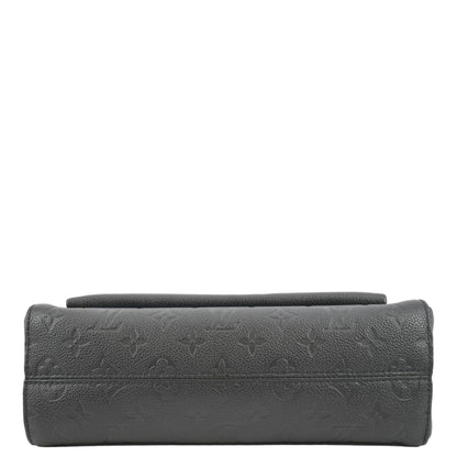 LOUIS VUITTON Vavin MM Monogram Empreinte Leather Shoulder Bag Black