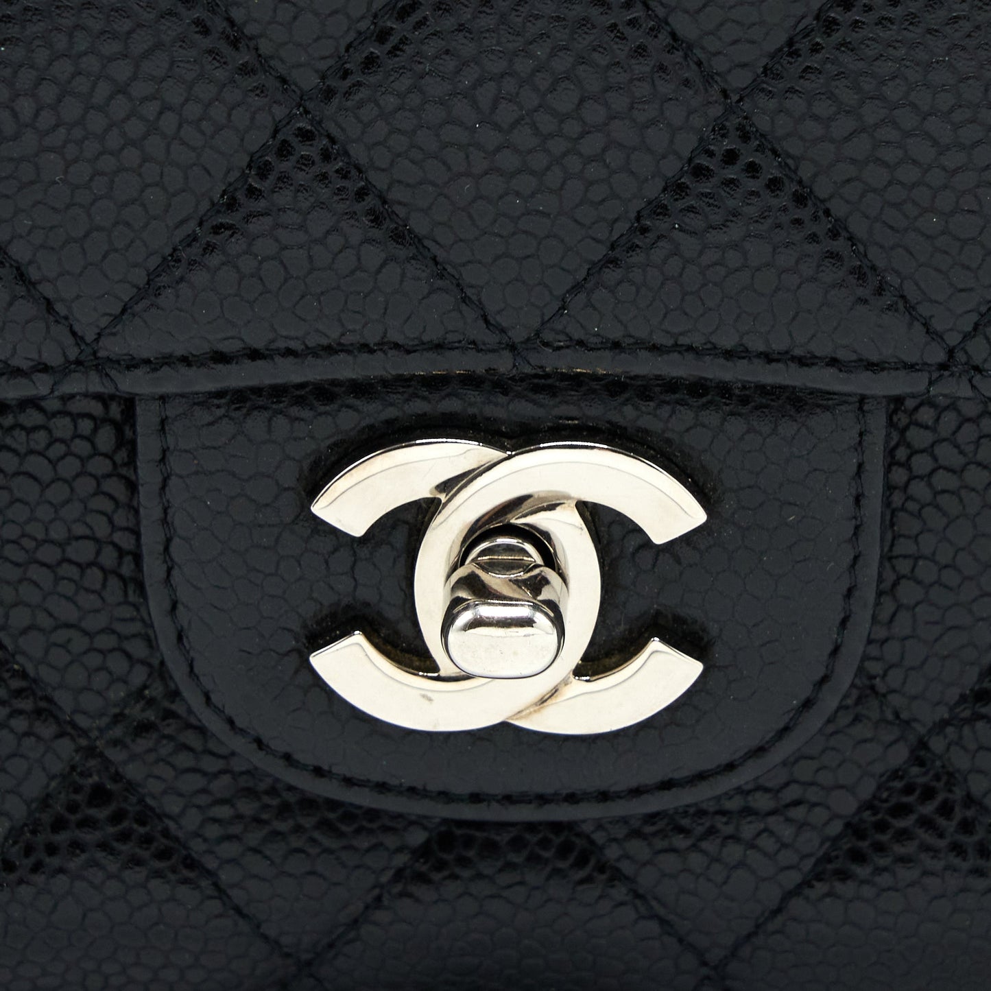 Chanel Medium Classic Double Flap Bag Caviar Black