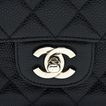 Chanel Medium Classic Double Flap Bag Caviar Black
