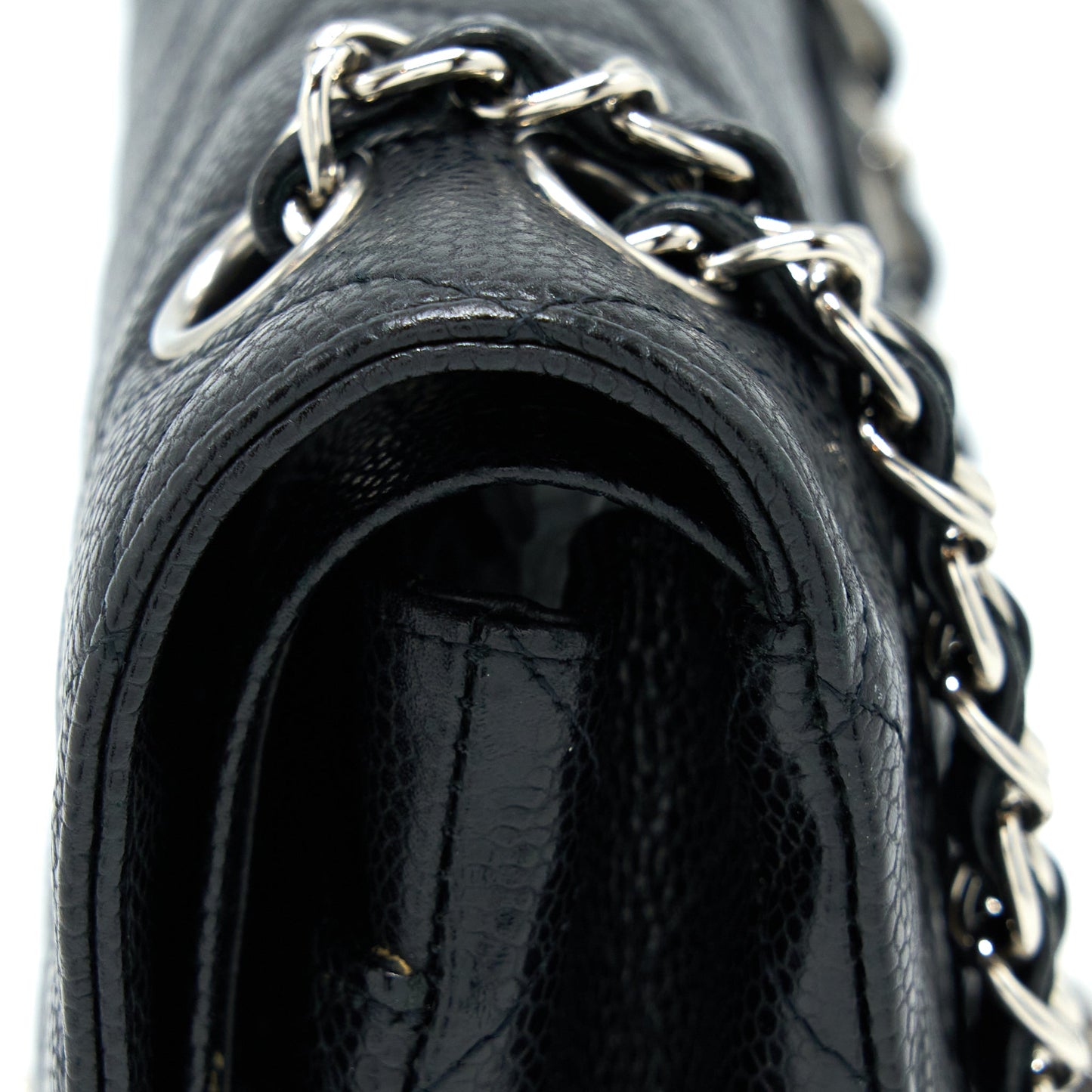 Chanel Medium Classic Double Flap Bag Caviar Black