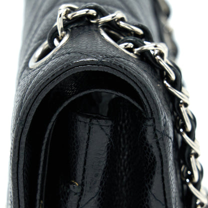 Chanel Medium Classic Double Flap Bag Caviar Black