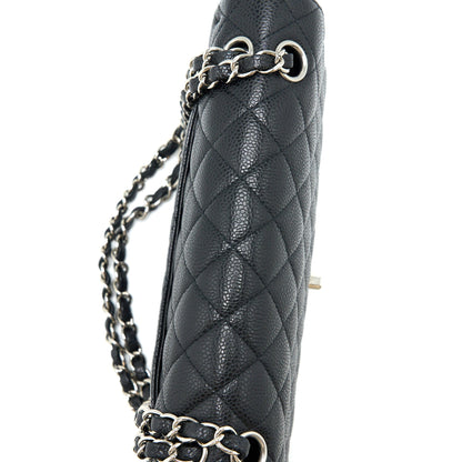 Chanel Medium Classic Double Flap Bag Caviar Black