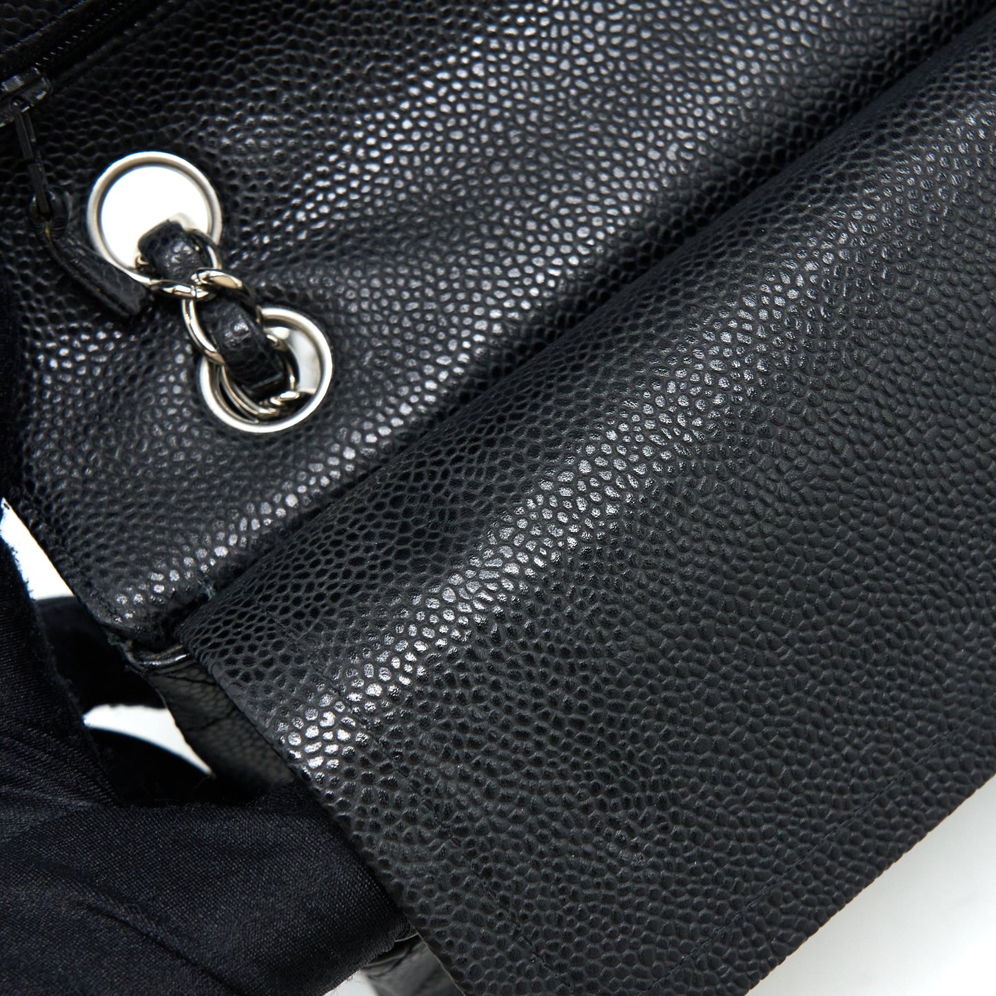 Chanel Medium Classic Double Flap Bag Caviar Black