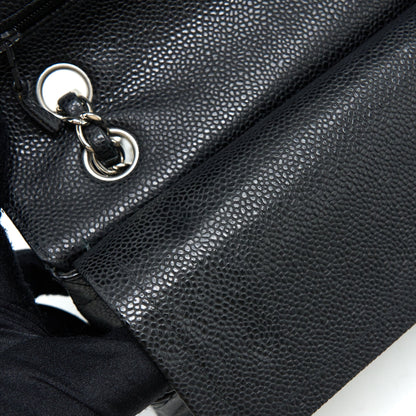 Chanel Medium Classic Double Flap Bag Caviar Black