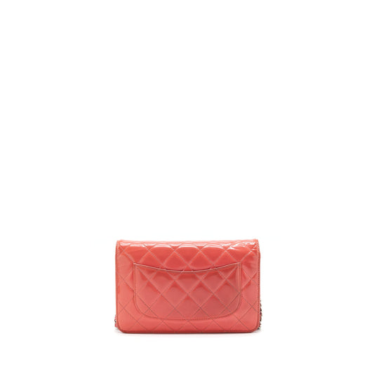 Chanel Wallet On Chains Red Patent