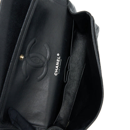 Chanel Medium Classic Double Flap Bag Caviar Black