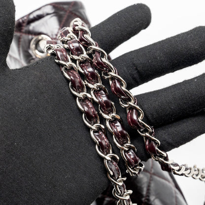 Chanel 31 Rue Cambon flap bag calfskin dark red