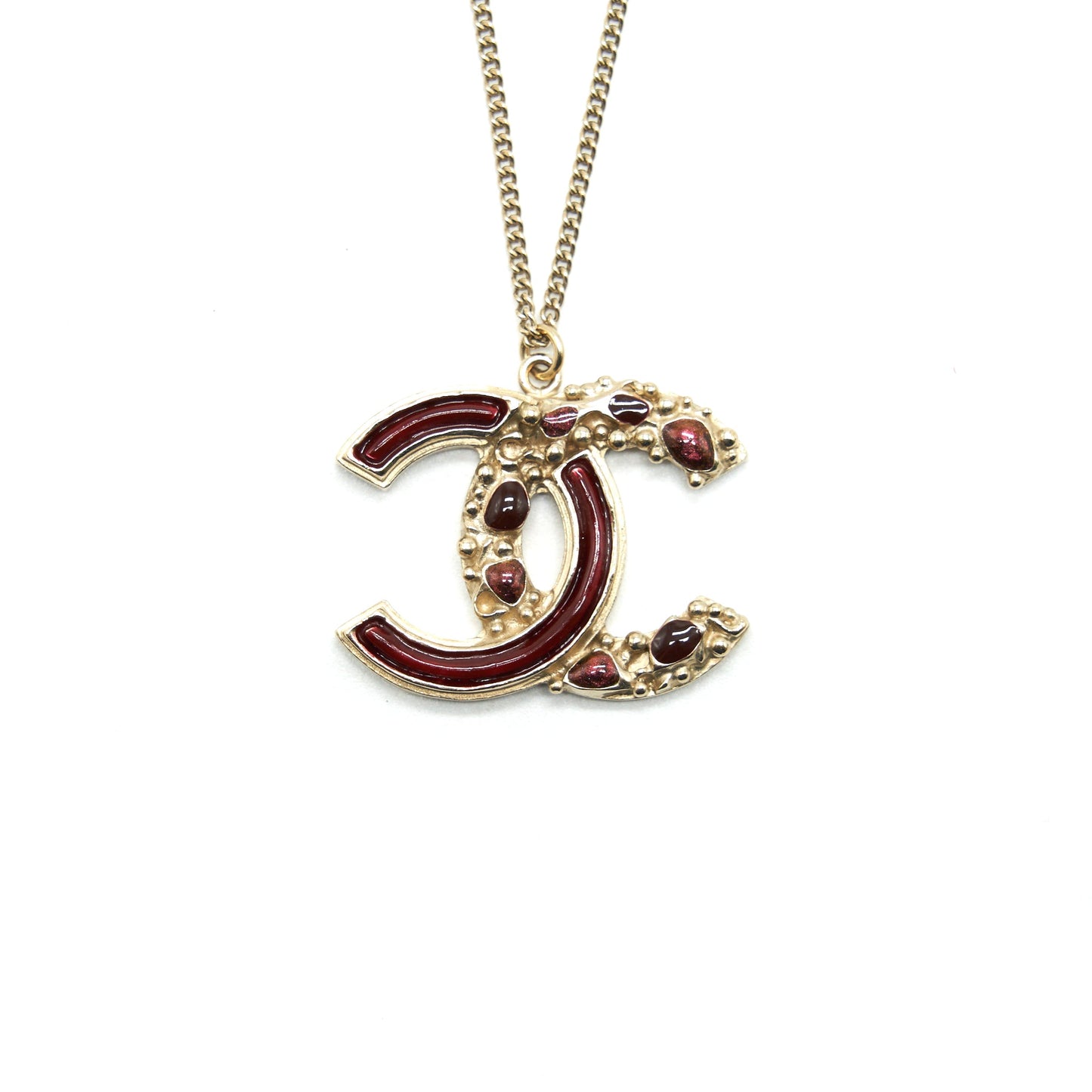 Chanel CC Logo Double Side Long Necklace L