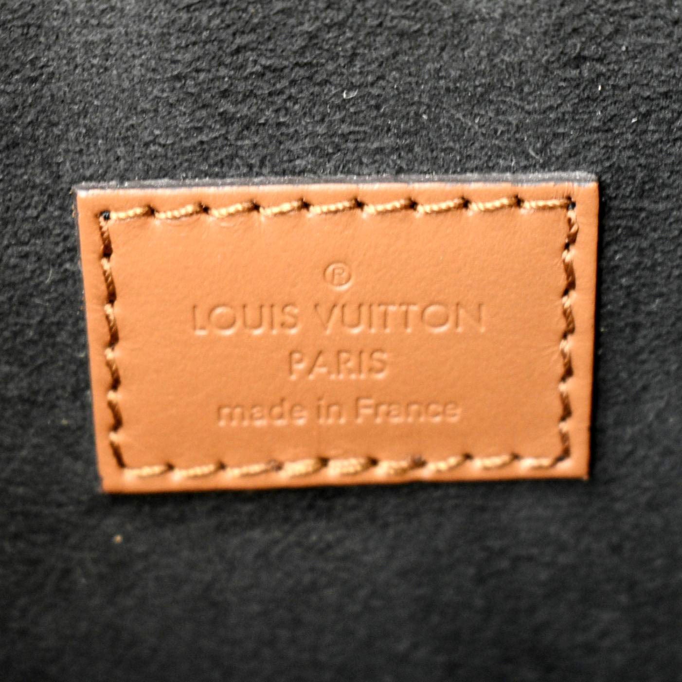 LOUIS VUITTON Dauphine MM Monogram Reverse Canvas Shoulder Bag Brown