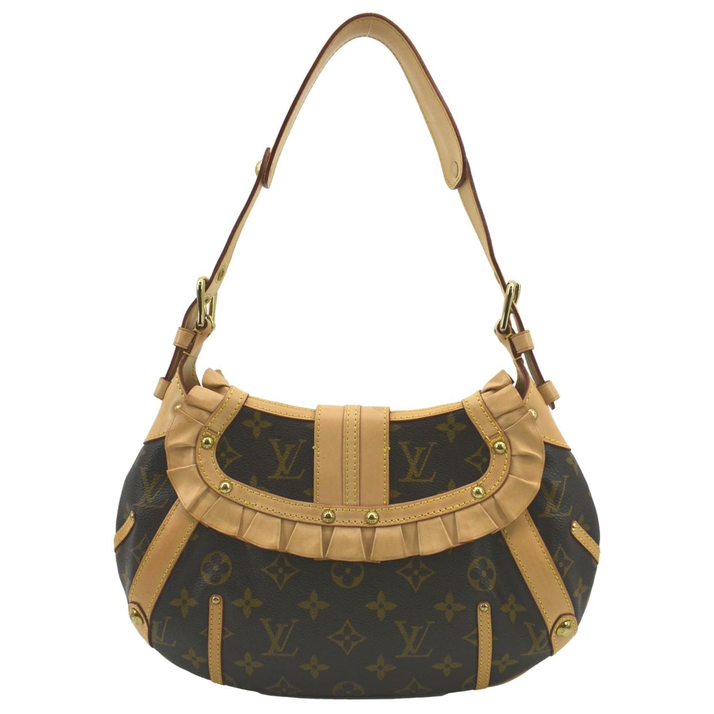 LOUIS VUITTON Leonor Limited Edition Monogram Canvas Shoulder Bag Brown