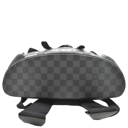LOUIS VUITTON Christopher Nemeth Damier Graphite Backpack Bag Black