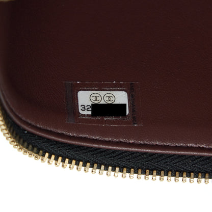 Chanel 22S Long Vanity With Chain Caviar Black L