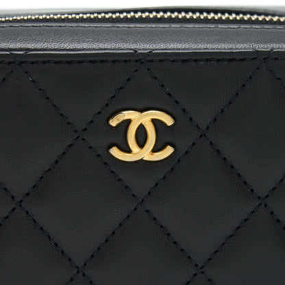 Chanel Pearl Crush Camera Bag Lambskin Black
