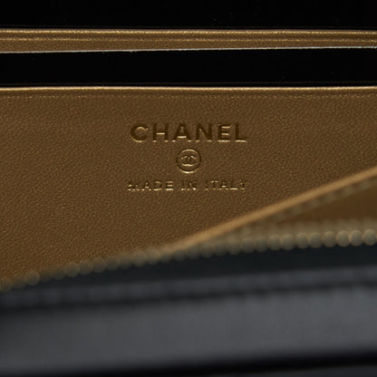 Chanel Pearl Crush Camera Bag Lambskin Black