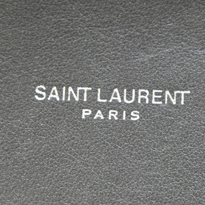 YVES SAINT LAURENT Sac de Jour Crocodile-Embossed Satchel Bag Grey