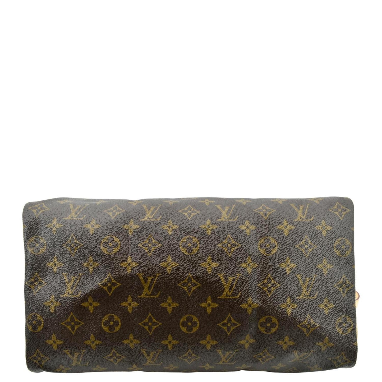 LOUIS VUITTON Speedy 35 Bandouliere Monogram Canvas Shoulder Bag Brown