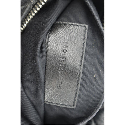 YVES SAINT LAURENT Y Mini Quilted Calfskin Leather Camera Bag Black