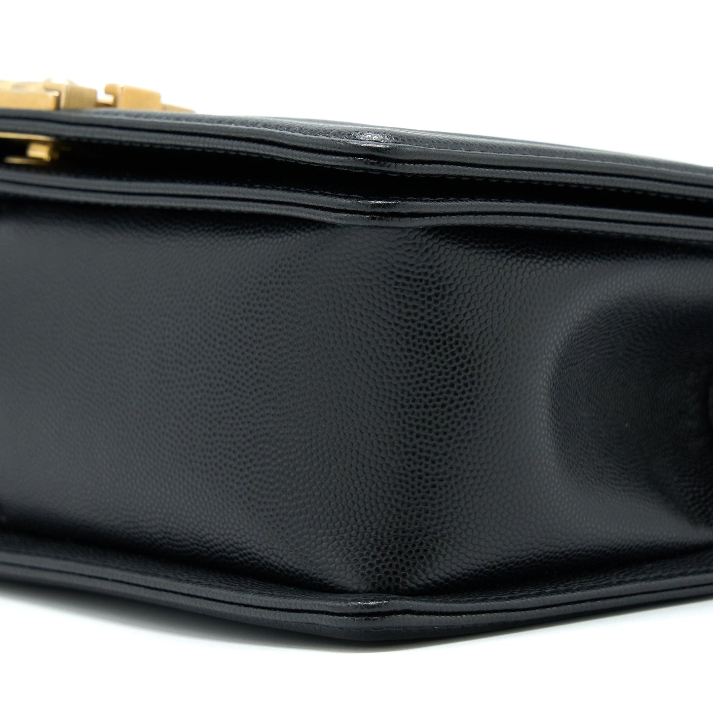 Chanel Medium Boy Bag Caviar Black Brushed