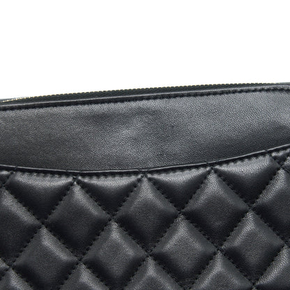 Chanel Limited Charm Double Layer Mini Chain Bag Lambskin Black