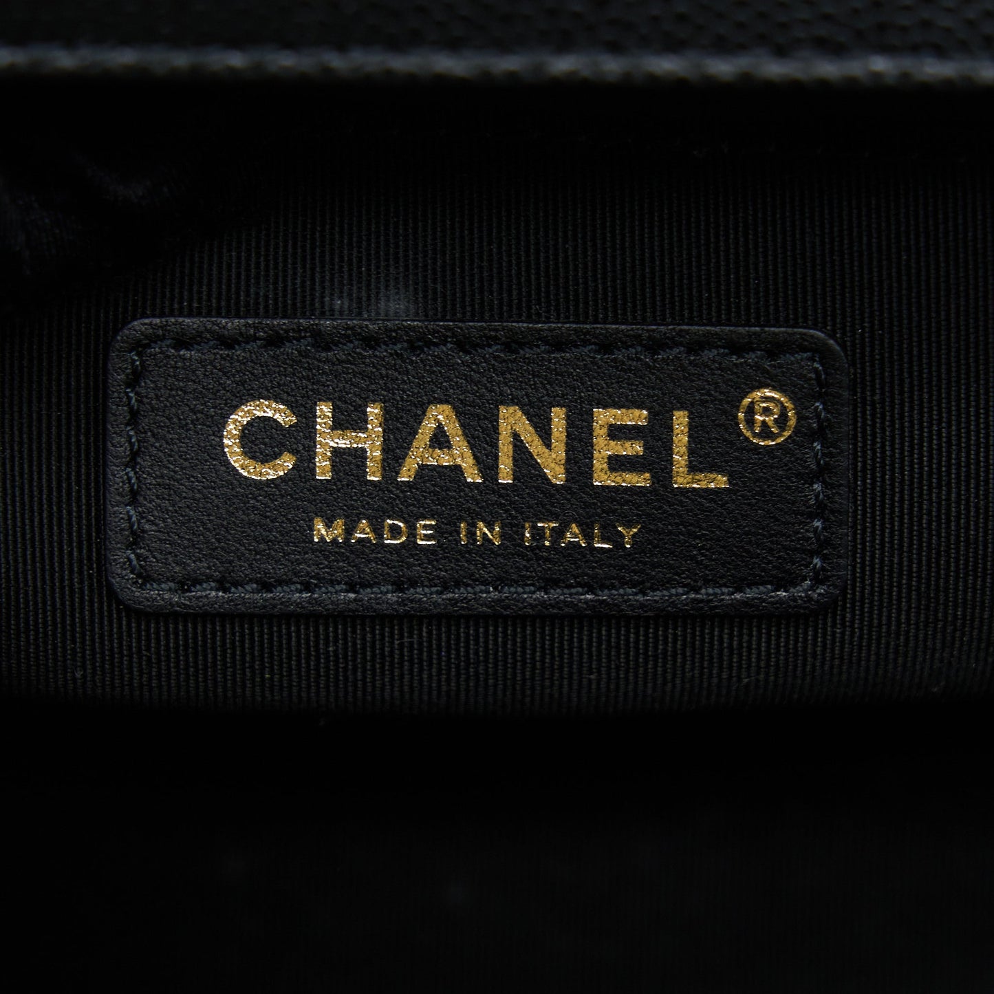 Chanel Medium Boy Bag Caviar Black Brushed