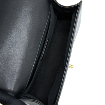 Chanel Medium Boy Bag Caviar Black Brushed