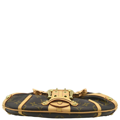 LOUIS VUITTON Leonor Limited Edition Monogram Canvas Shoulder Bag Brown