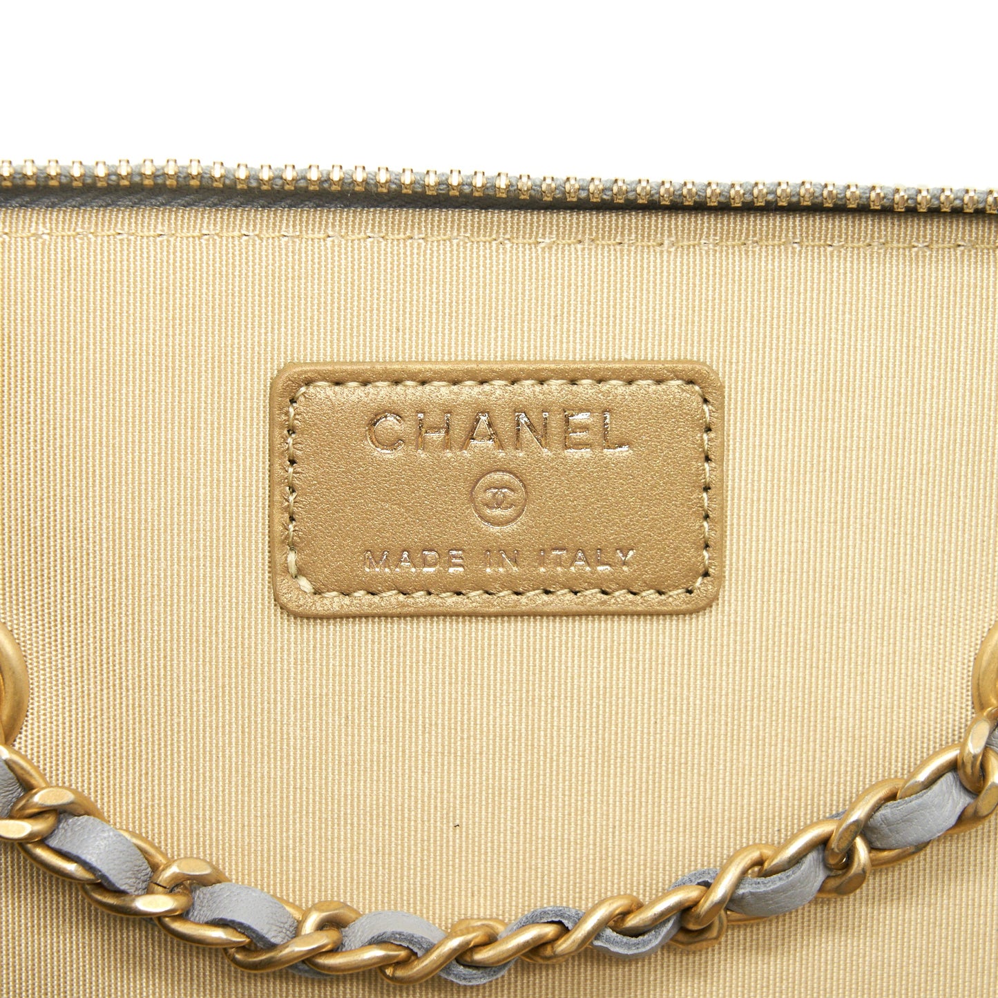 Chanel 21B Grey  Small long Vanity
