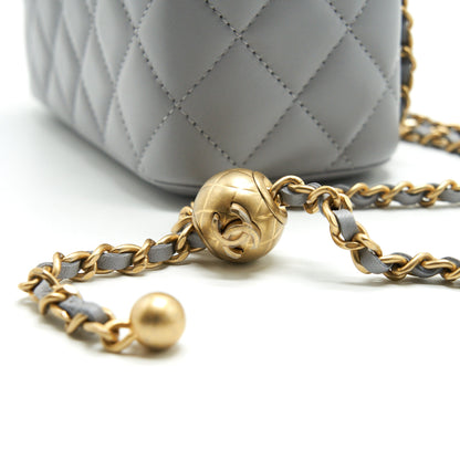 Chanel 21B Grey  Small long Vanity
