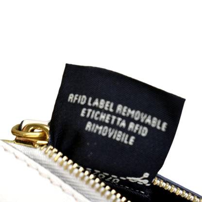 FENDI Baguette Leather Chain Shoulder Bag Light Beige