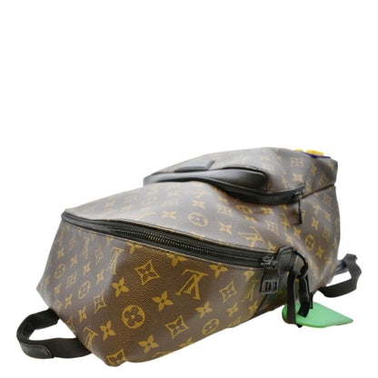 LOUIS VUITTON Discovery LV Rubber Monogram Canvas Backpack Brown