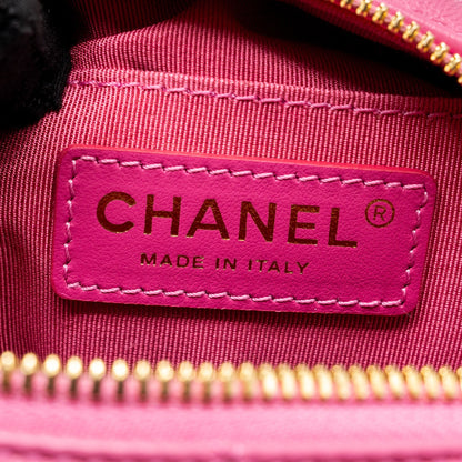 Chanel 20S Small Quilted hobo bag Lambskin Pink