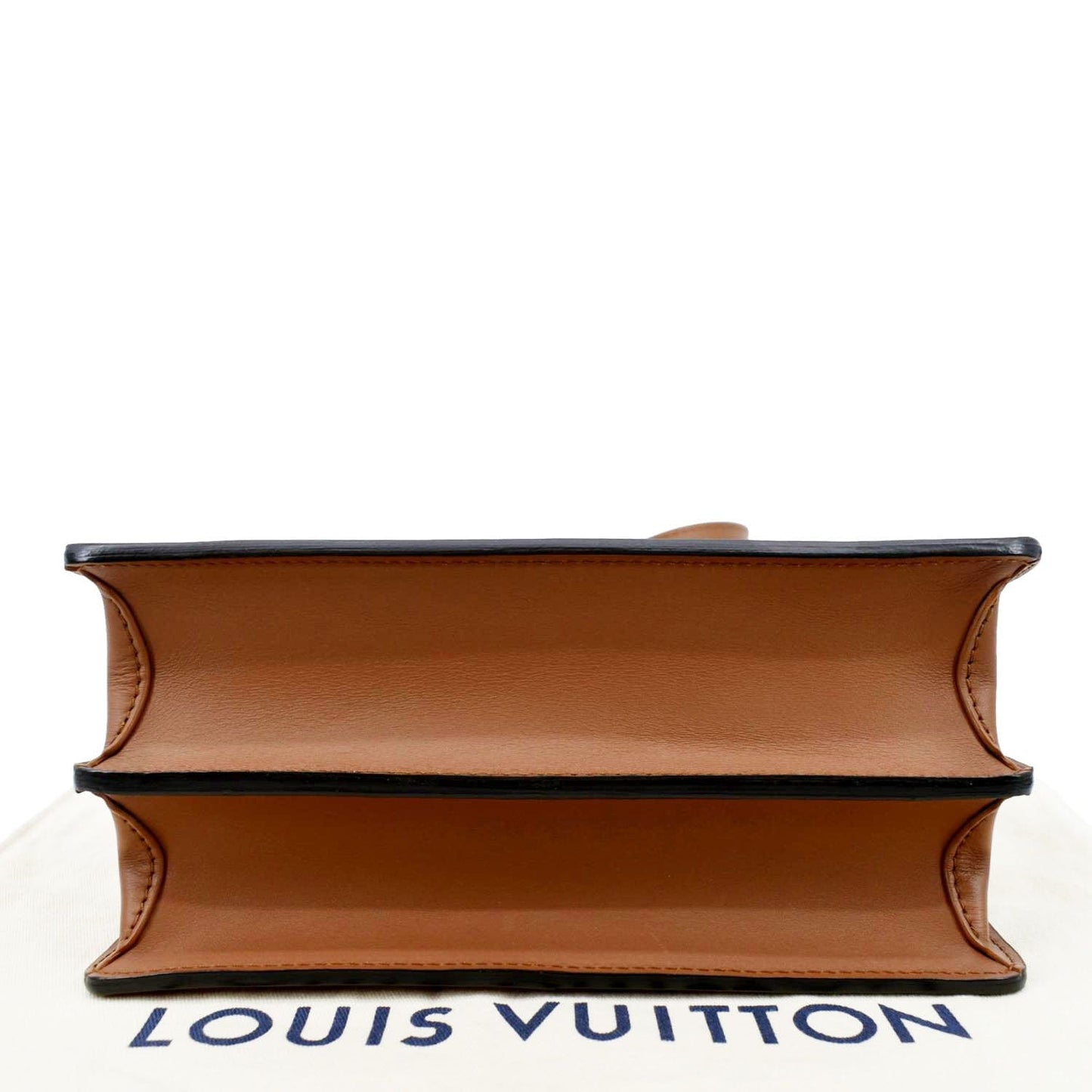 LOUIS VUITTON Dauphine MM Monogram Reverse Canvas Shoulder Bag Brown