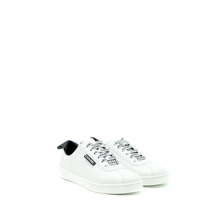 Chanel Size 37 Sneaker Letter Shoelace Calfskin Multicolour