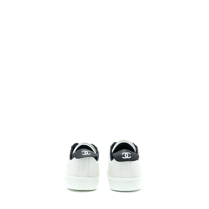 Chanel Size 37 Sneaker Letter Shoelace Calfskin Multicolour