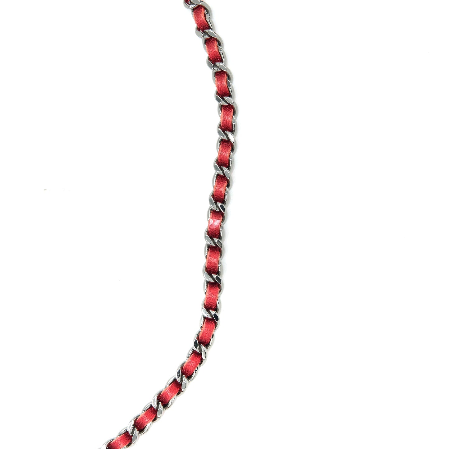Chanel Boy Wallet On Chain Patent Metallic Red