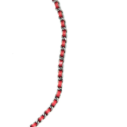 Chanel Boy Wallet On Chain Patent Metallic Red